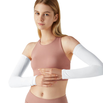 Cooling Sports Compression Athletic UV Sun Protection Arm Sleeves UPF 50+
